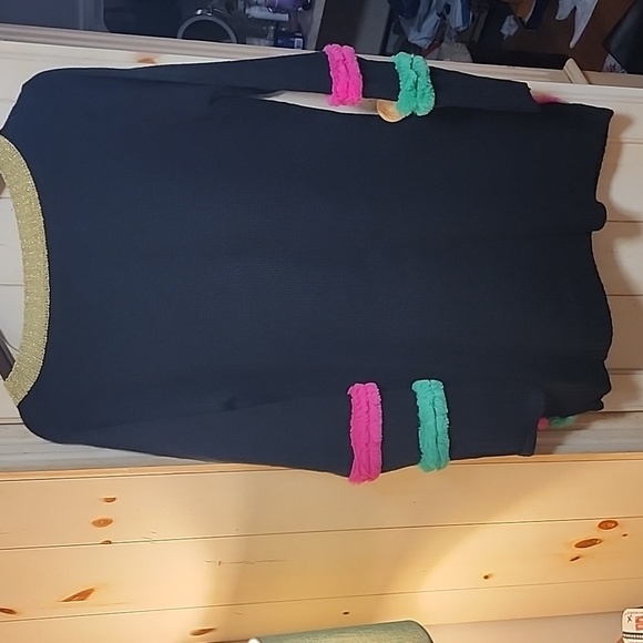 Jane Street Flamingo Holiday Ugly Christmas Sweater Size Small 4-6 - Picture 6 of 6